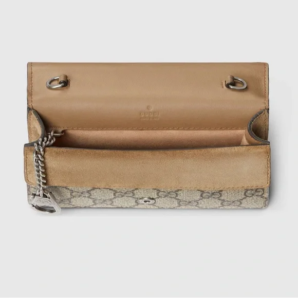 Gucci Deionysus Tan and Silver Crossbody Bag - Picture 3 of 5